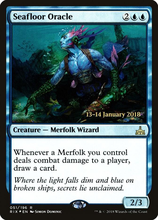 Seafloor Oracle 51 card from Prerelease Cards