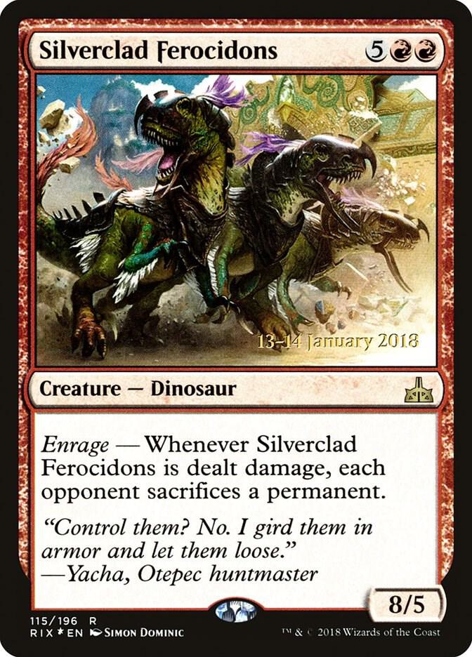 Silverclad Ferocidons 115 card from Prerelease Cards