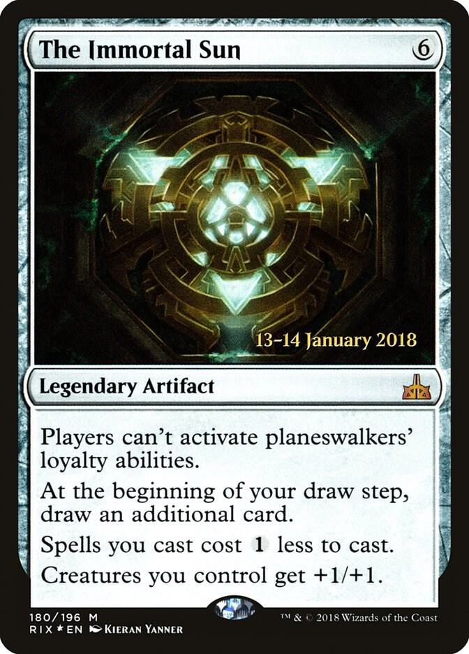 The Immortal Sun 180 card from Prerelease Cards