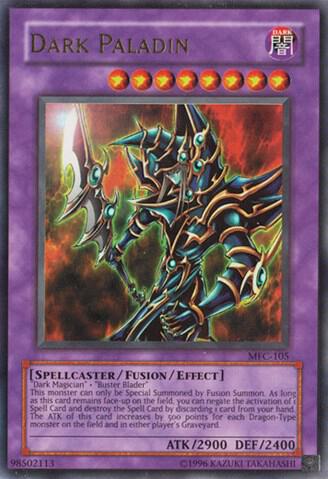 Dark Paladin (Reprint Artwork) MFC-105 card from Magician's Force