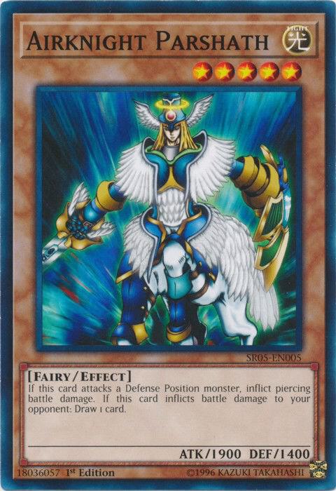 Airknight Parshath SR05-EN005 card from Structure Deck: Wave of Light