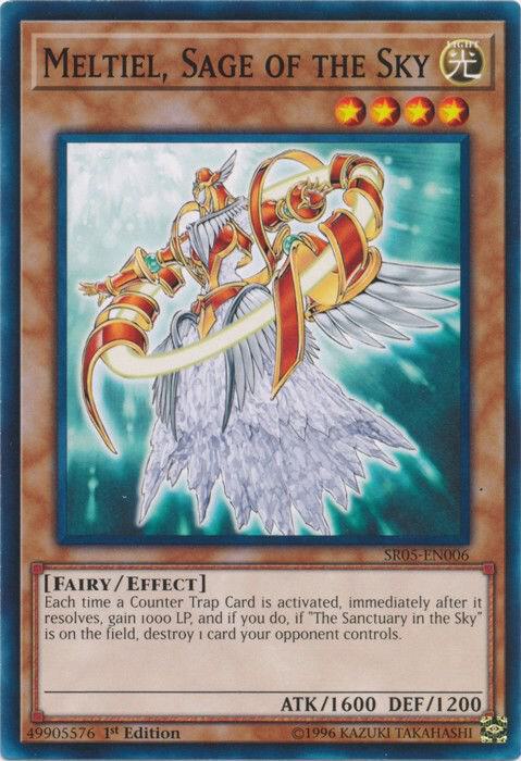 Meltiel, Sage of the Sky SR05-EN006 card from Structure Deck: Wave of Light