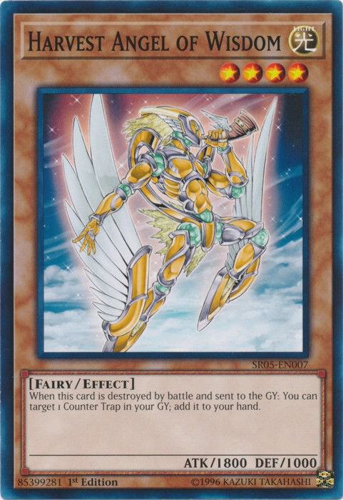 Harvest Angel of Wisdom SR05-EN007 card from Structure Deck: Wave of Light