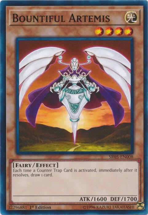 Bountiful Artemis SR05-EN008 card from Structure Deck: Wave of Light