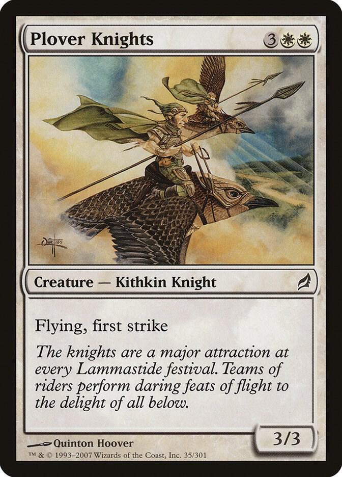 Plover Knights 35 card from Lorwyn