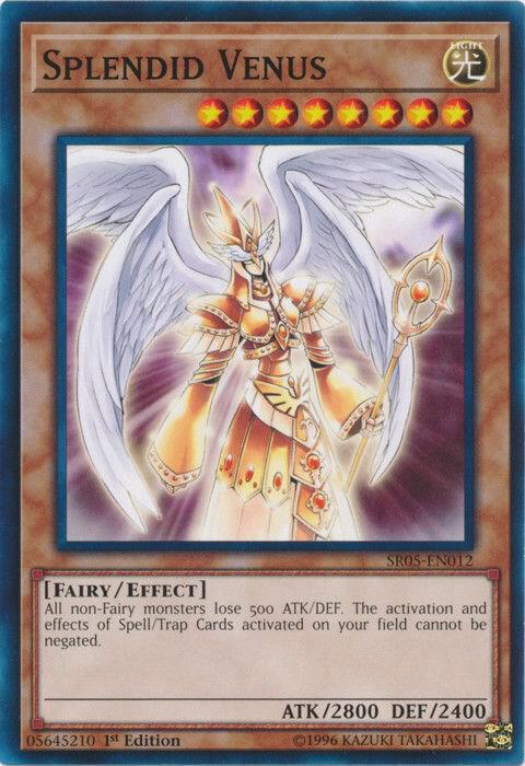 Splendid Venus SR05-EN012 card from Structure Deck: Wave of Light