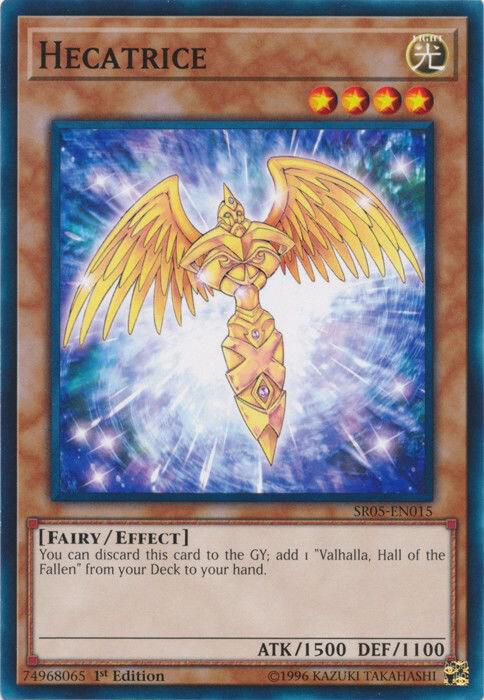 Hecatrice SR05-EN015 card from Structure Deck: Wave of Light