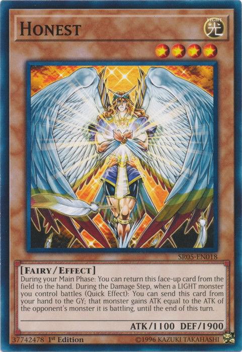 Honest SR05-EN018 card from Structure Deck: Wave of Light