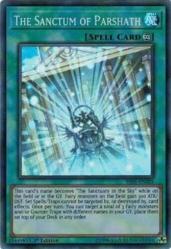 The Sanctum of Parshath SR05-EN025 card from Structure Deck: Wave of Light