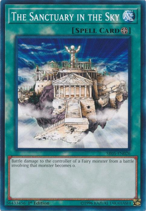 The Sanctuary in the Sky SR05-EN026 card from Structure Deck: Wave of Light