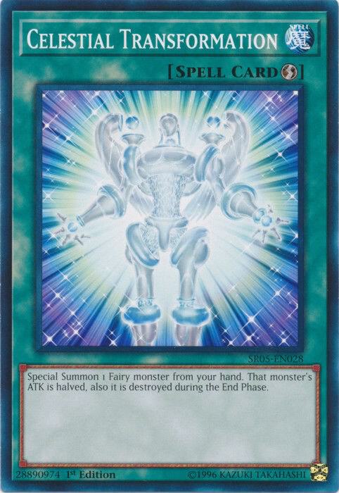 Celestial Transformation SR05-EN028 card from Structure Deck: Wave of Light