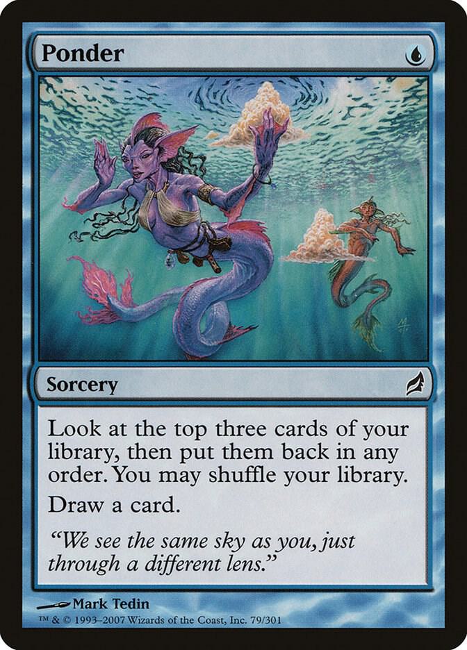 Ponder 79 card from Lorwyn