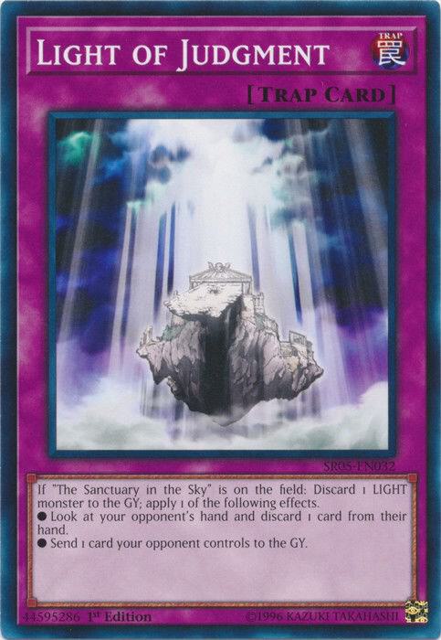 Light of Judgment SR05-EN032 card from Structure Deck: Wave of Light