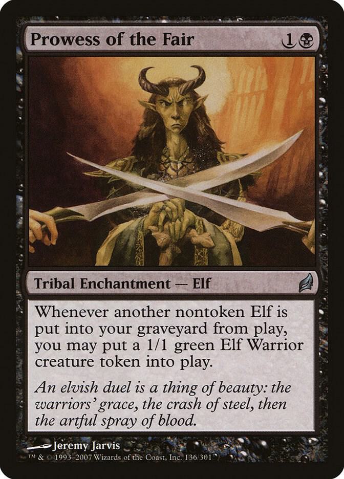 Prowess of the Fair 136 card from Lorwyn