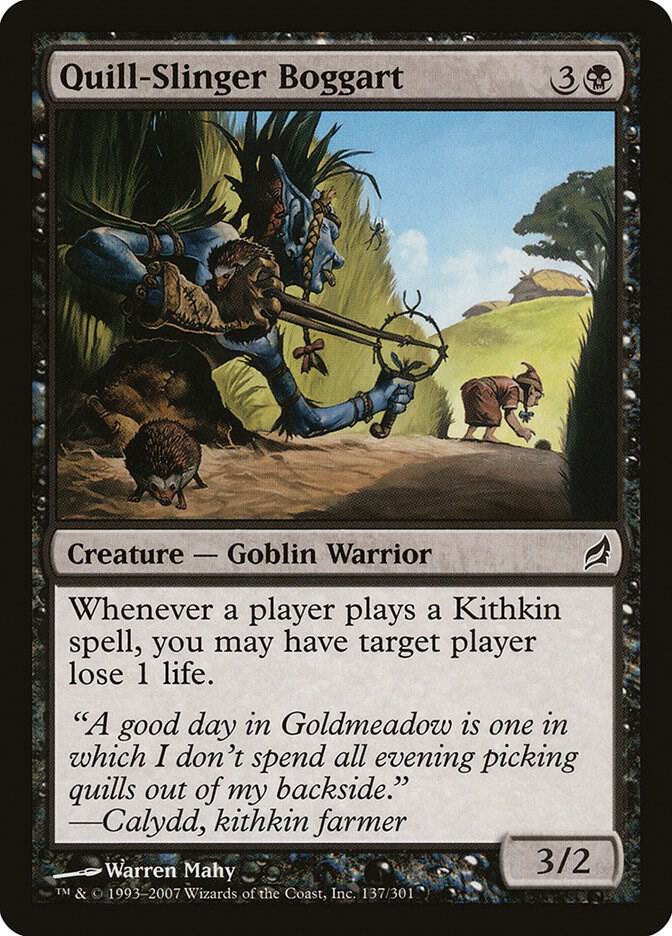 Quill-Slinger Boggart 137 card from Lorwyn