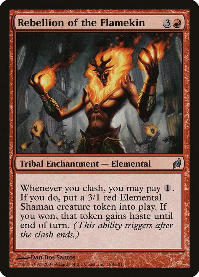 Rebellion of the Flamekin 188 card from Lorwyn