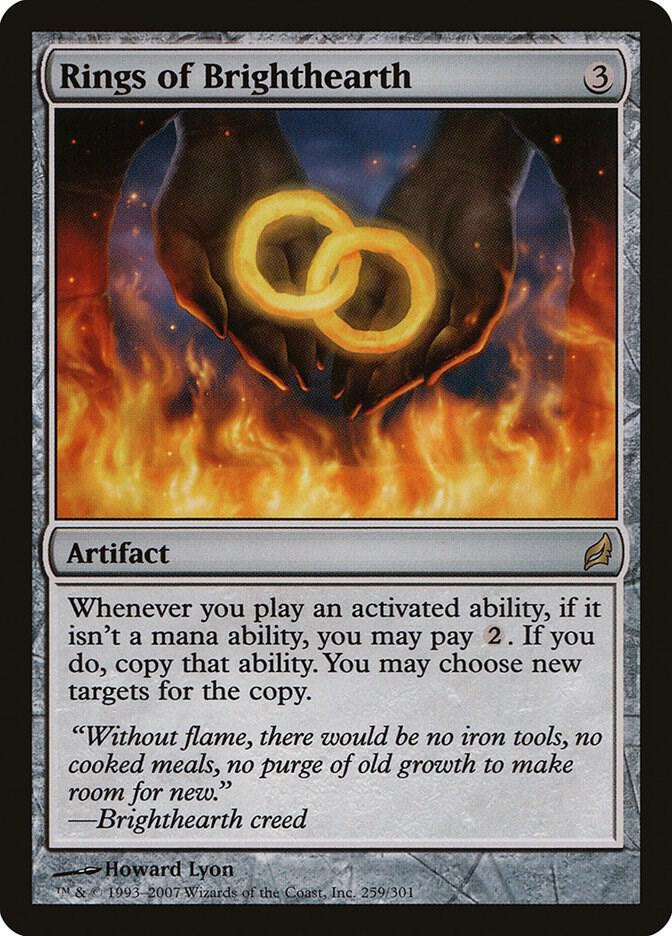 Rings of Brighthearth 259 card from Lorwyn