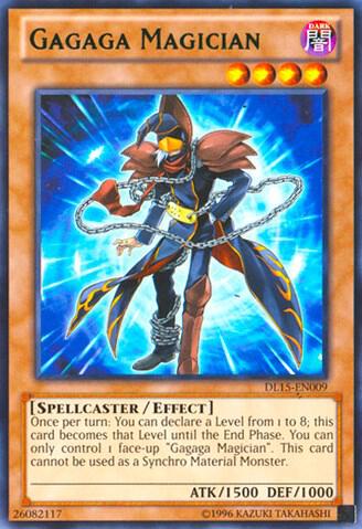 Gagaga Magician (Green) DL15-EN009 card from Duelist League Promo