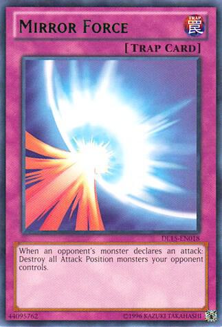 Mirror Force (Green) DL15-EN018 card from Duelist League Promo