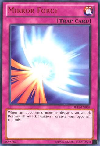 Mirror Force (Red) DL15-EN018 card from Duelist League Promo