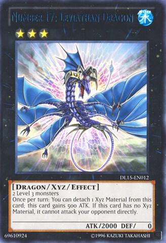 Number 17: Leviathan Dragon (Blue) DL15-EN012 card from Duelist League Promo