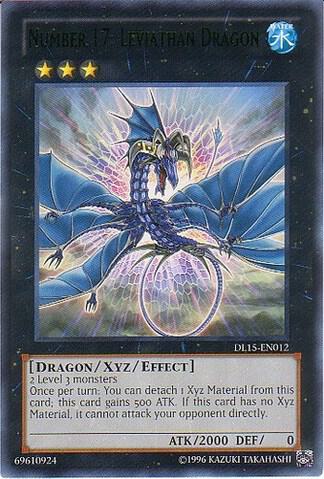Number 17: Leviathan Dragon (Green) DL15-EN012 card from Duelist League Promo