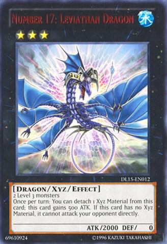Number 17: Leviathan Dragon (Red) DL15-EN012 card from Duelist League Promo