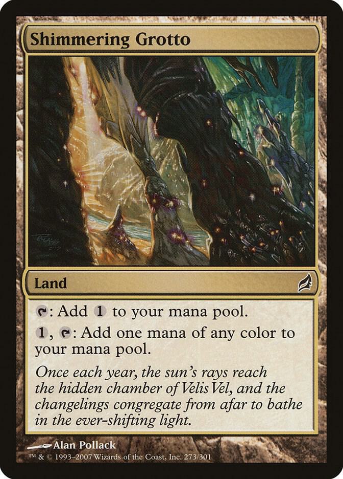 Shimmering Grotto 273 card from Lorwyn