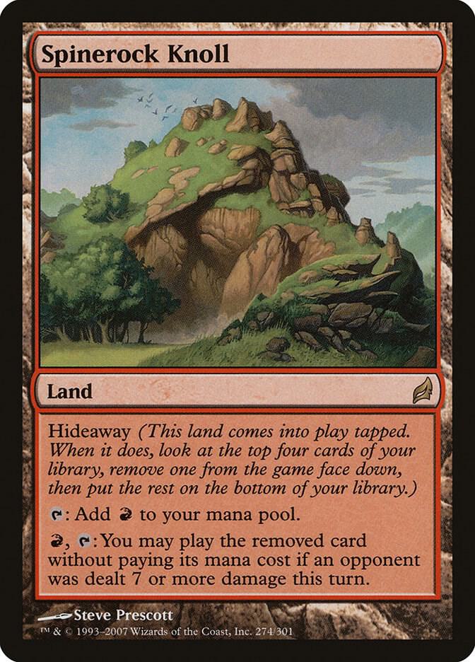 Spinerock Knoll 274 card from Lorwyn