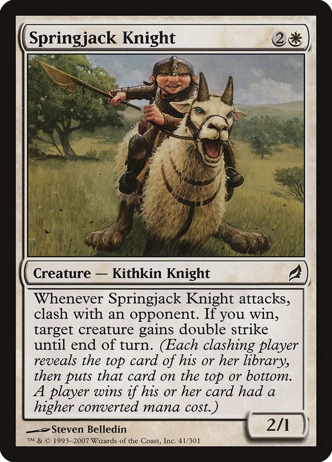Springjack Knight 41 card from Lorwyn