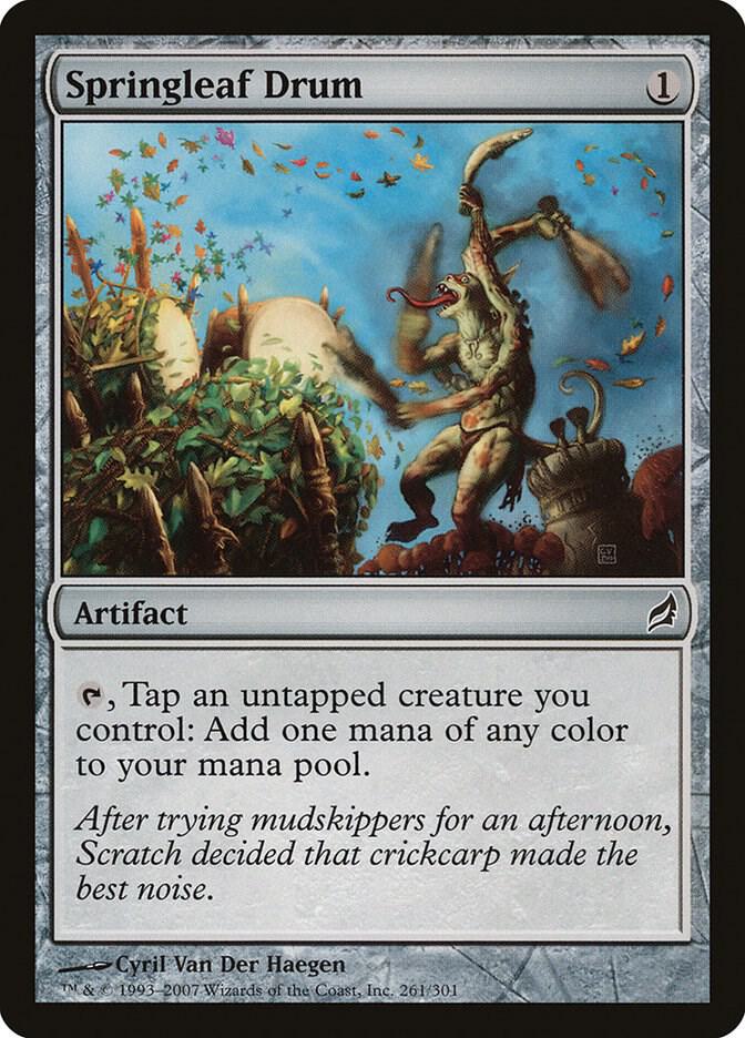 Springleaf Drum 261 card from Lorwyn