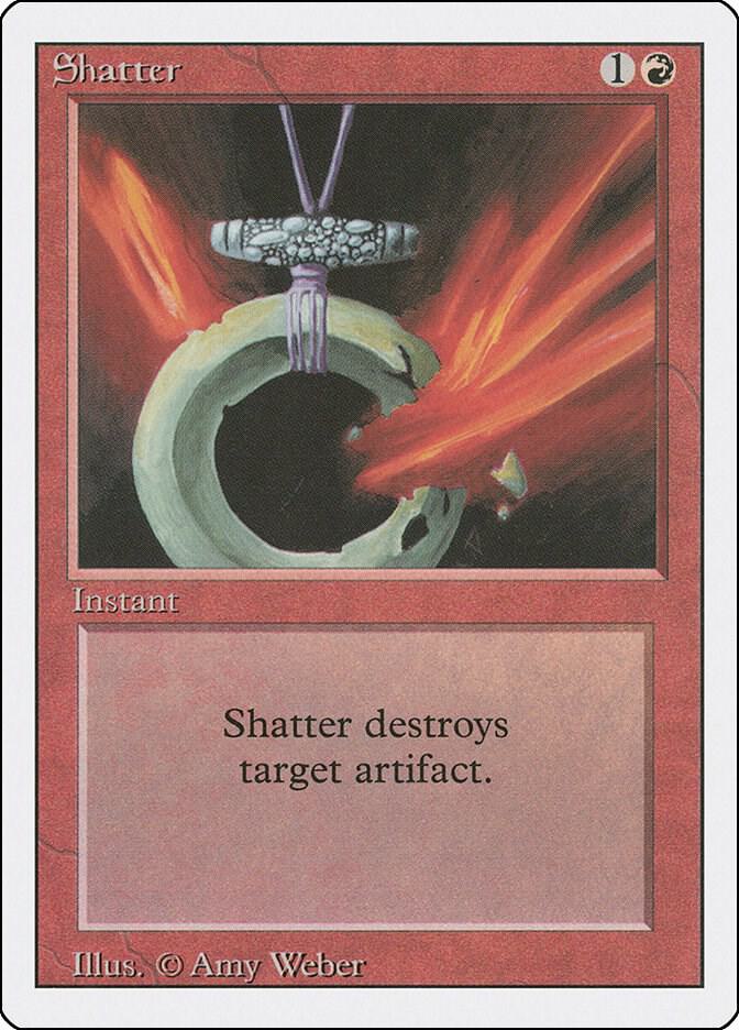 Shatter card from Revised Edition