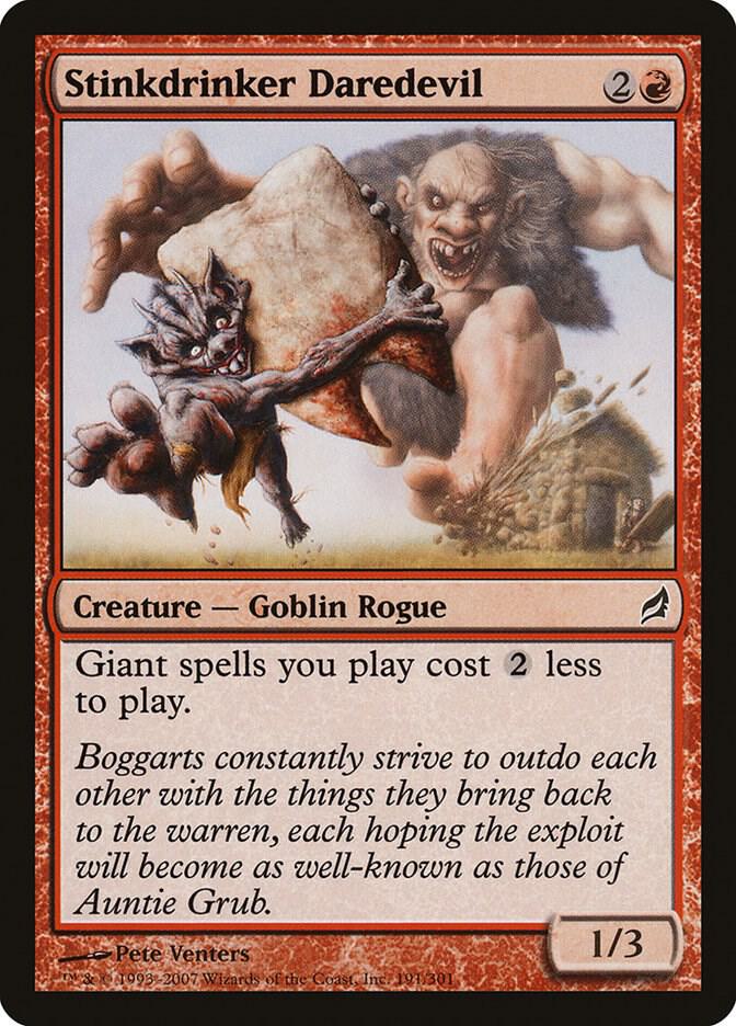 Stinkdrinker Daredevil 191 card from Lorwyn