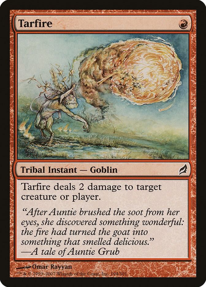 Tarfire 194 card from Lorwyn