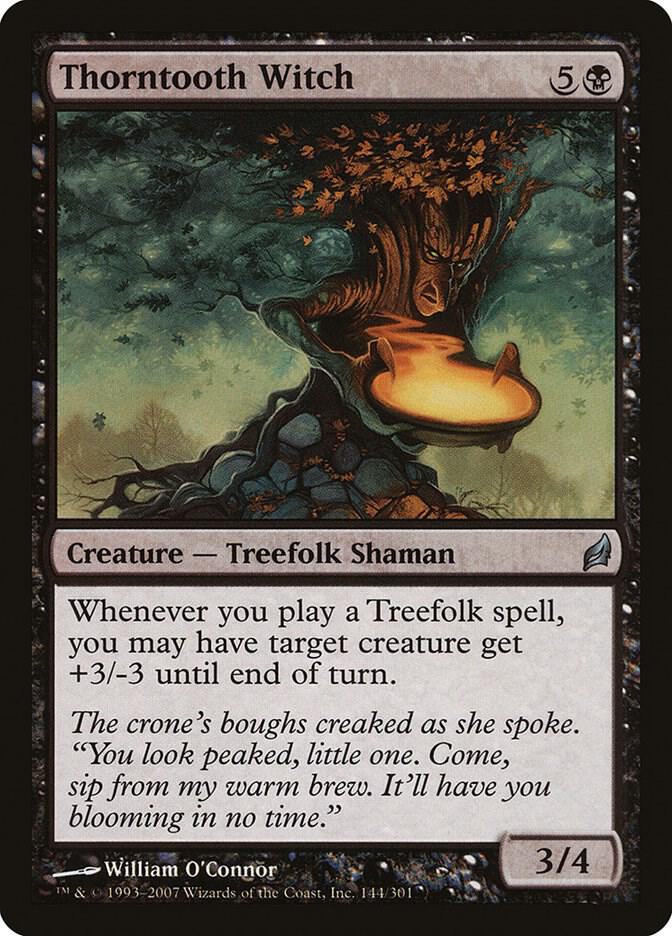 Thorntooth Witch 144 card from Lorwyn
