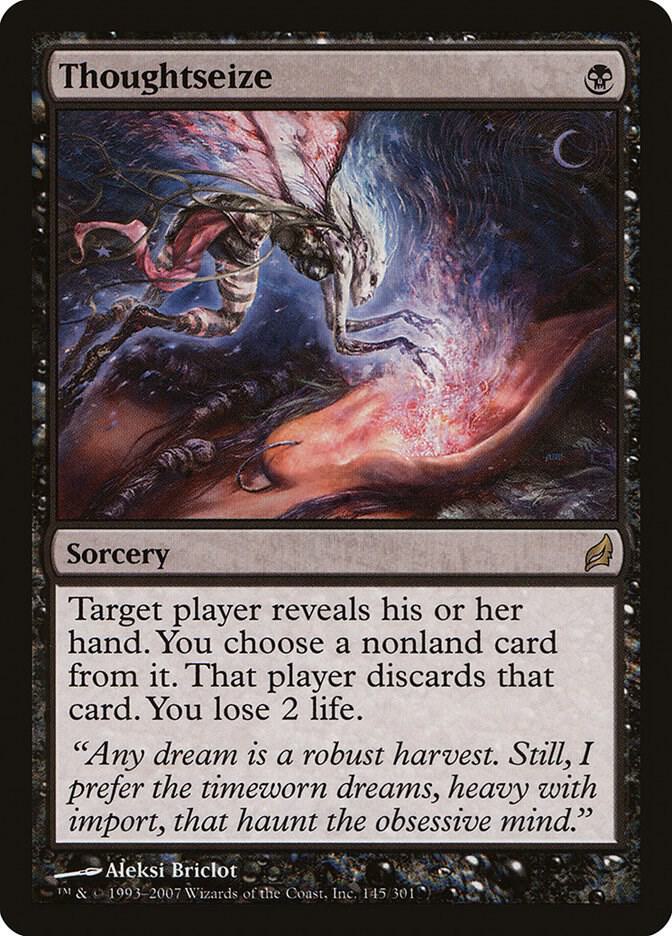 Thoughtseize 145 card from Lorwyn