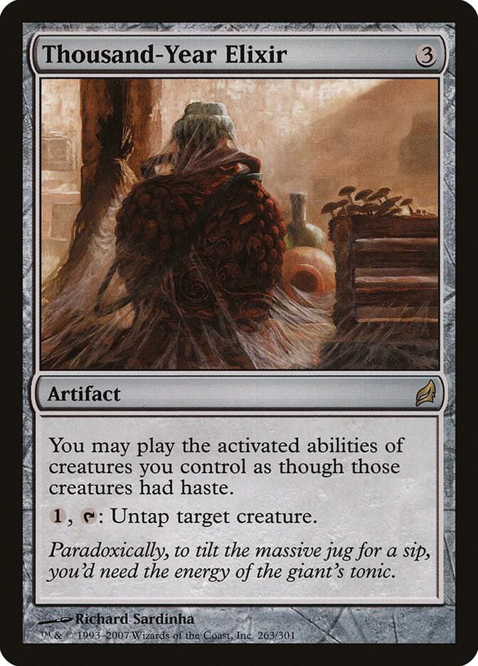 Thousand-Year Elixir 263 card from Lorwyn