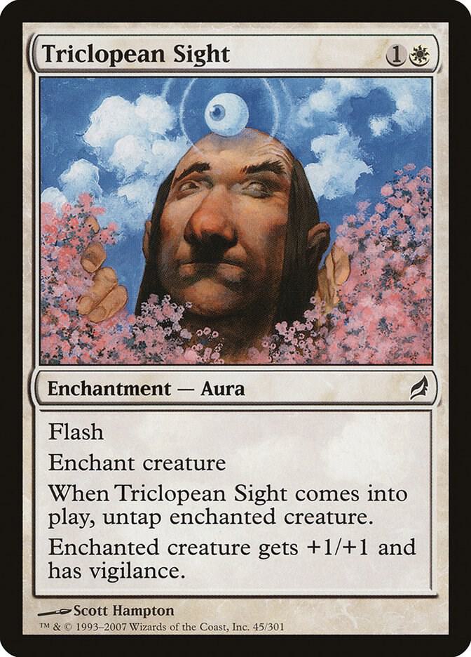 Triclopean Sight 45 card from Lorwyn