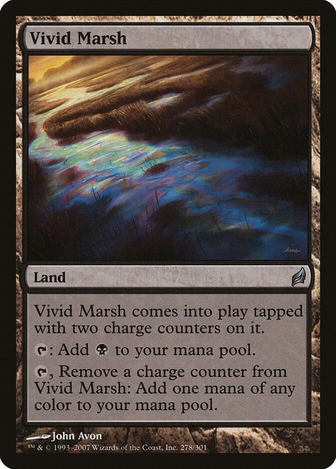 Vivid Marsh 278 card from Lorwyn