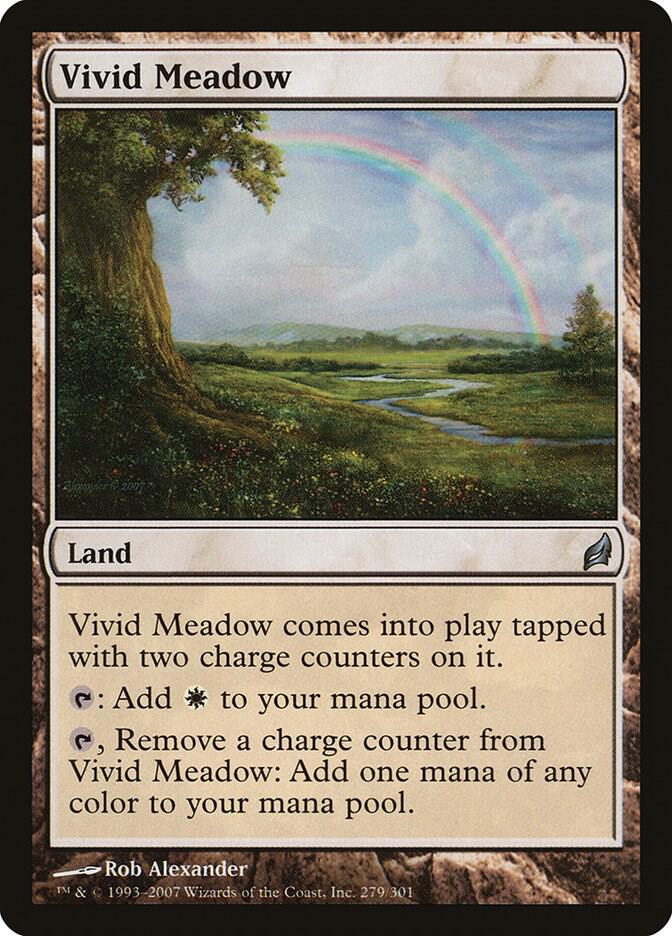 Vivid Meadow 279 card from Lorwyn