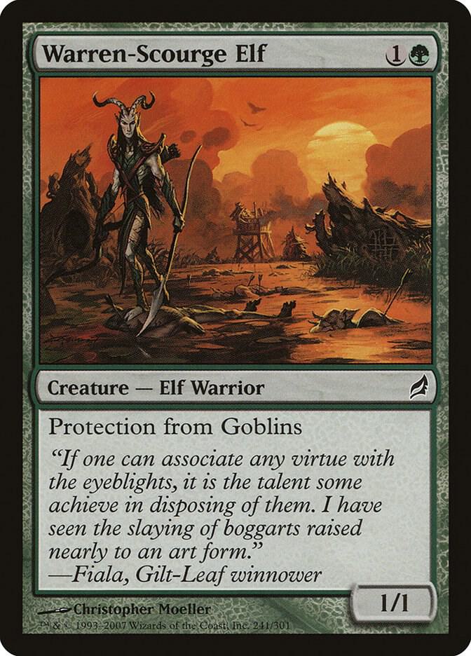 Warren-Scourge Elf 241 card from Lorwyn