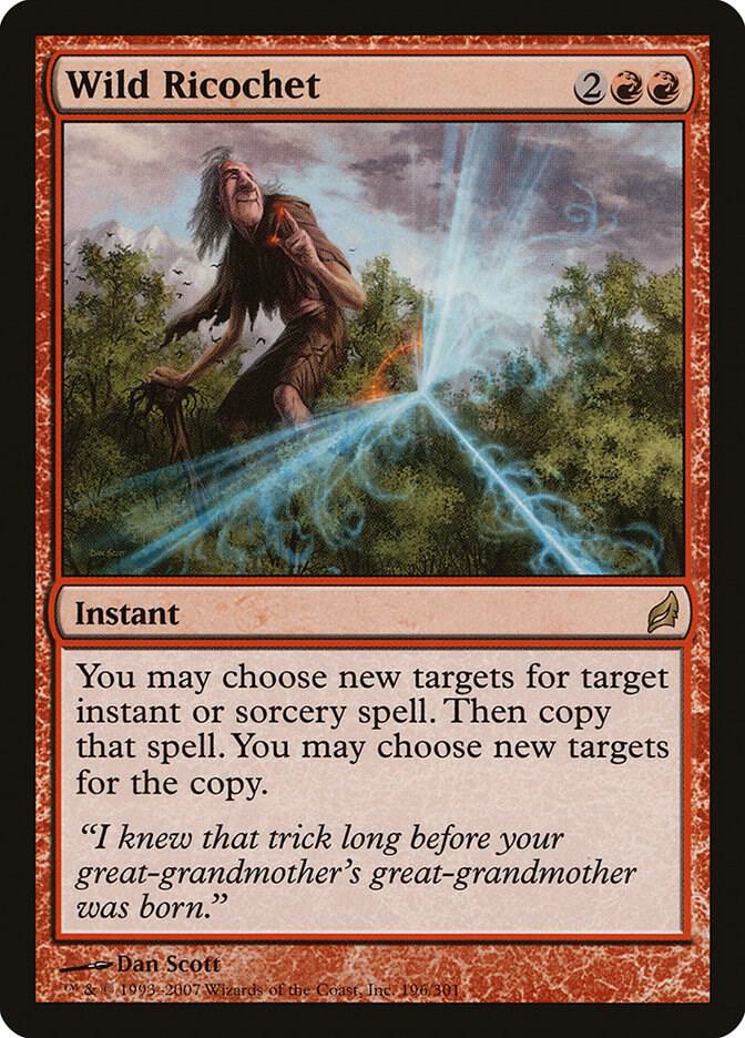 Wild Ricochet 196 card from Lorwyn