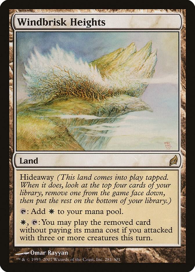 Windbrisk Heights 281 card from Lorwyn
