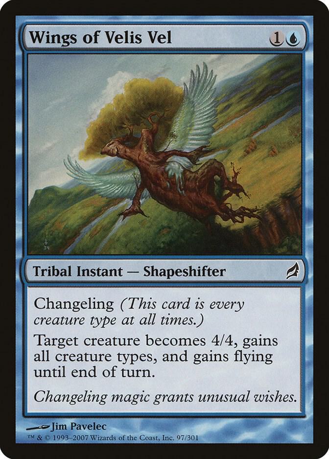 Wings of Velis Vel 97 card from Lorwyn