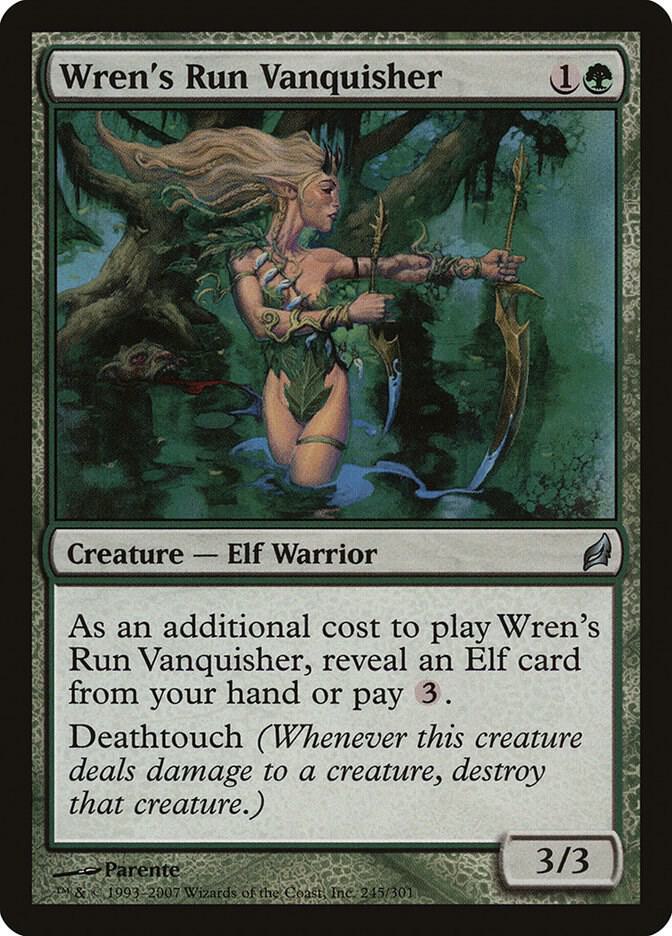 Wren's Run Vanquisher 245 card from Lorwyn