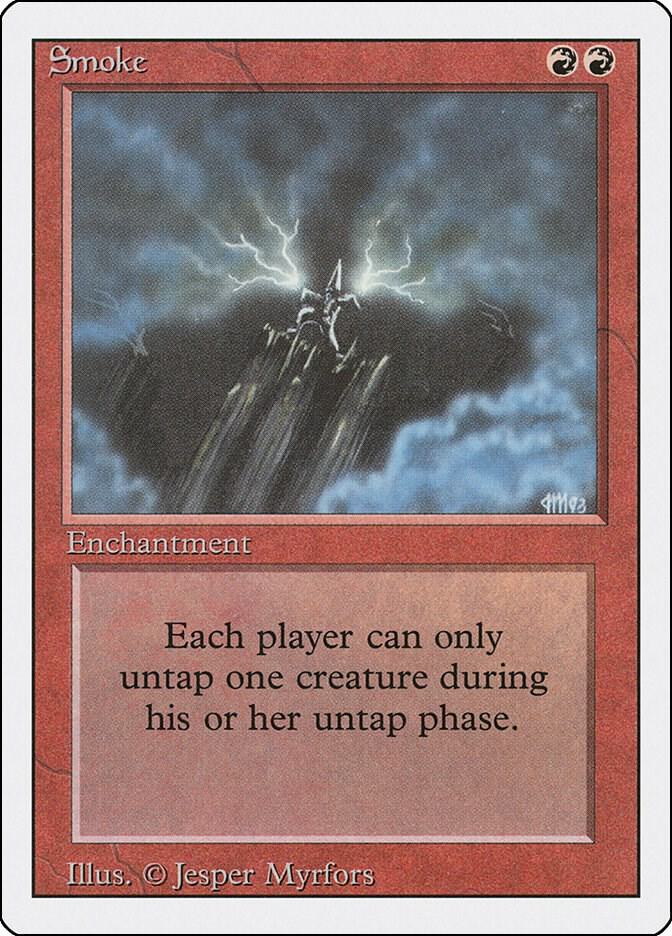 Smoke card from Revised Edition