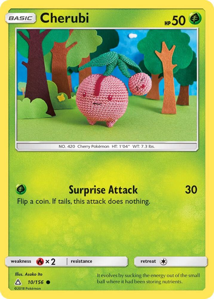 Cherubi 10/156 card from SM - Ultra Prism