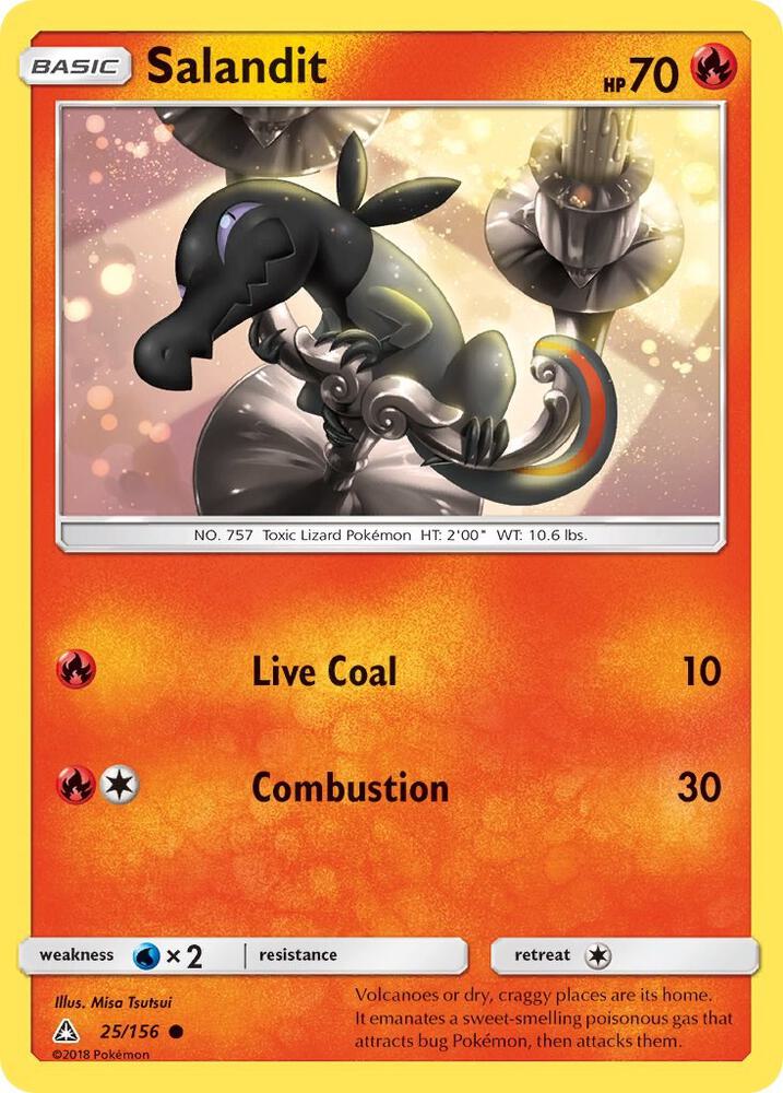 Salandit 25/156 card from SM - Ultra Prism