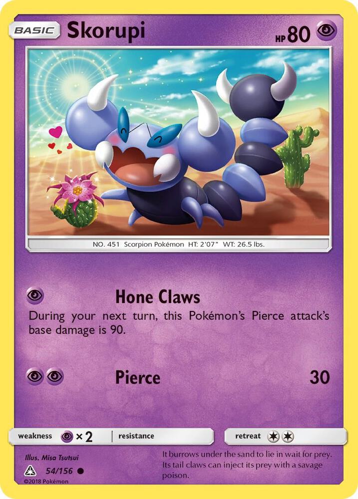 Skorupi 54/156 card from SM - Ultra Prism