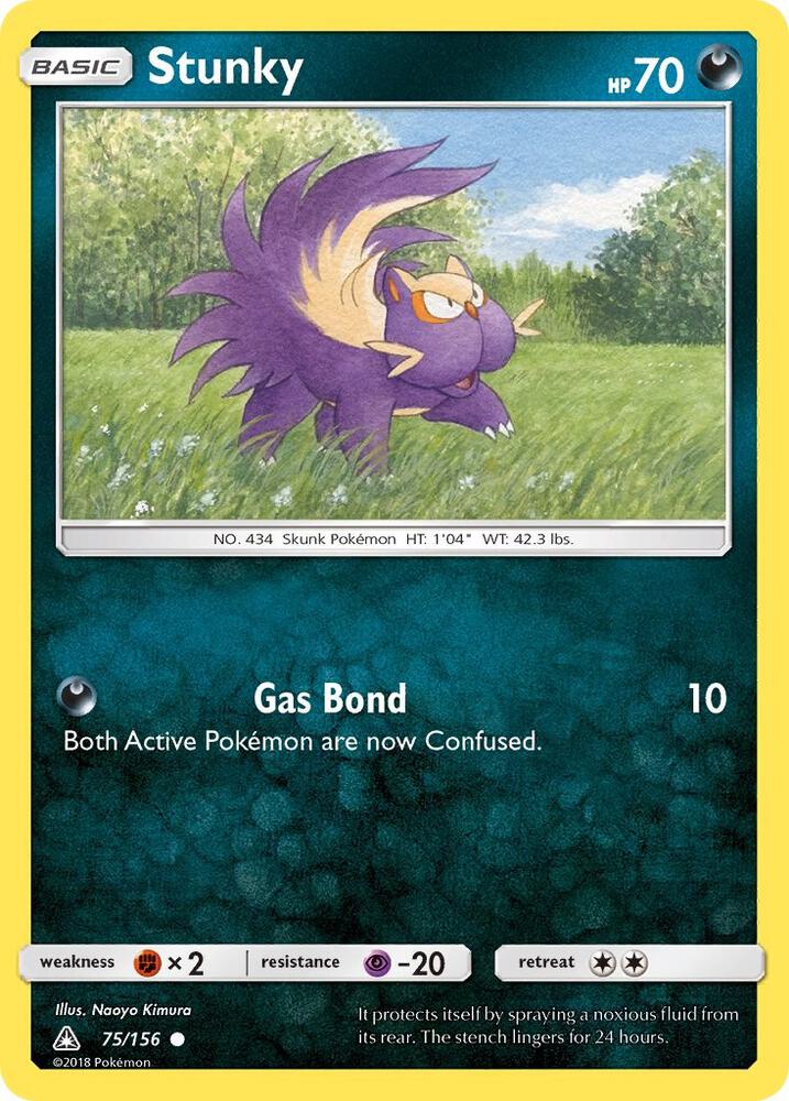 Stunky 75/156 card from SM - Ultra Prism